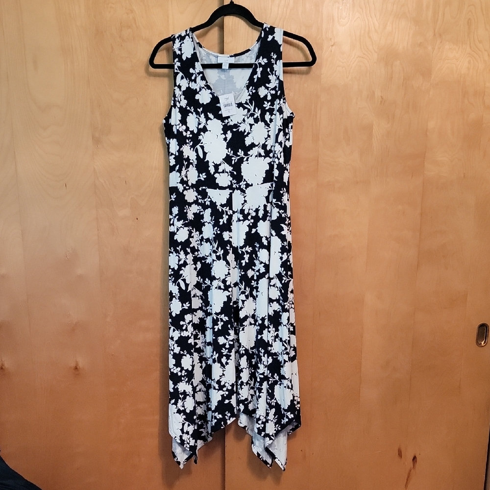 J. Jill Floral Tank Midi Dress